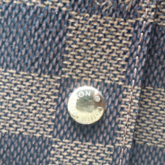 Louis Vuitton brown Damier men's wallet with chain - Picture 3 of 9